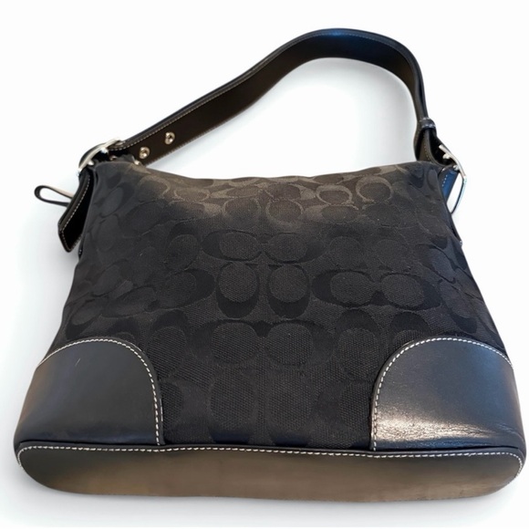 Vintage Y2K Coach Jacquard CC Logo Handbag - Picture 5 of 11